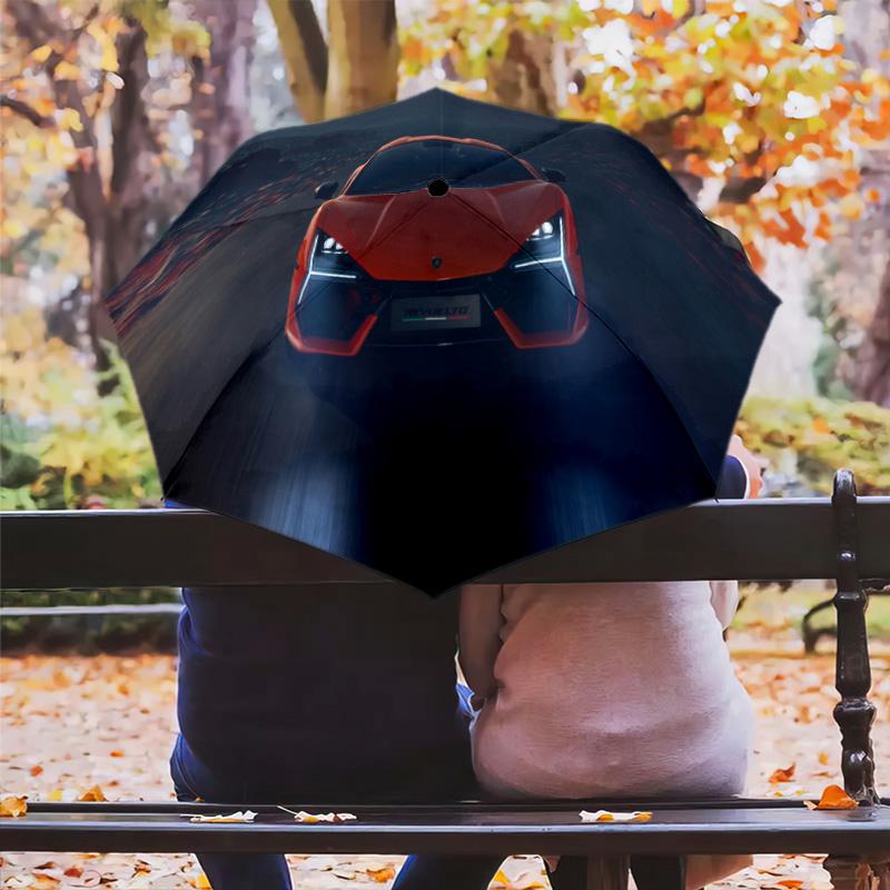 High-Performance Car Unveiled Folding umbrella Portable Suitable for all seasons Three folds outdoor light