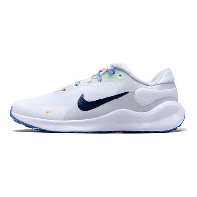 Revolution 7 Next Nature SE White Photon Dust Vapor Green Midnight Navy (GS) Kids Sneakers FN4991-100