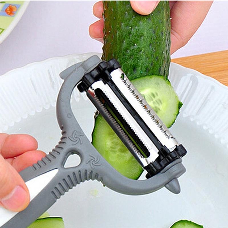 3 In 1 Vegetable Fruit Peeler Grater Multi-functional Stainless Steel Rotary Potato Carrot Vegetable Cutter Kitchen Gadget7