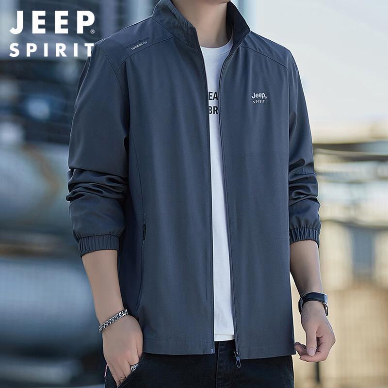 

JEEP SPIRIT Men s Autumn/Winter Stand Collar Jacket XL