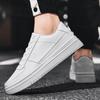 Mens Outdoor Leather Shoes Flat Classic Black Sports Shoes Laces Up Skateboard Board Shoe Walking White Leisure Running Sneakers