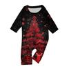 Christmas Print Family Outfit Long Sleeve Top + Pants Set Family Outfit
