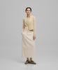 Another Office Woman W. Flow Maxi Skirt (Ivory)