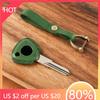 Styling Mouldings Leather For Peugeot Django 150 SF4 Motorcycle Key Case Cover Protection Fob Bag Holder Housing Keychain Access