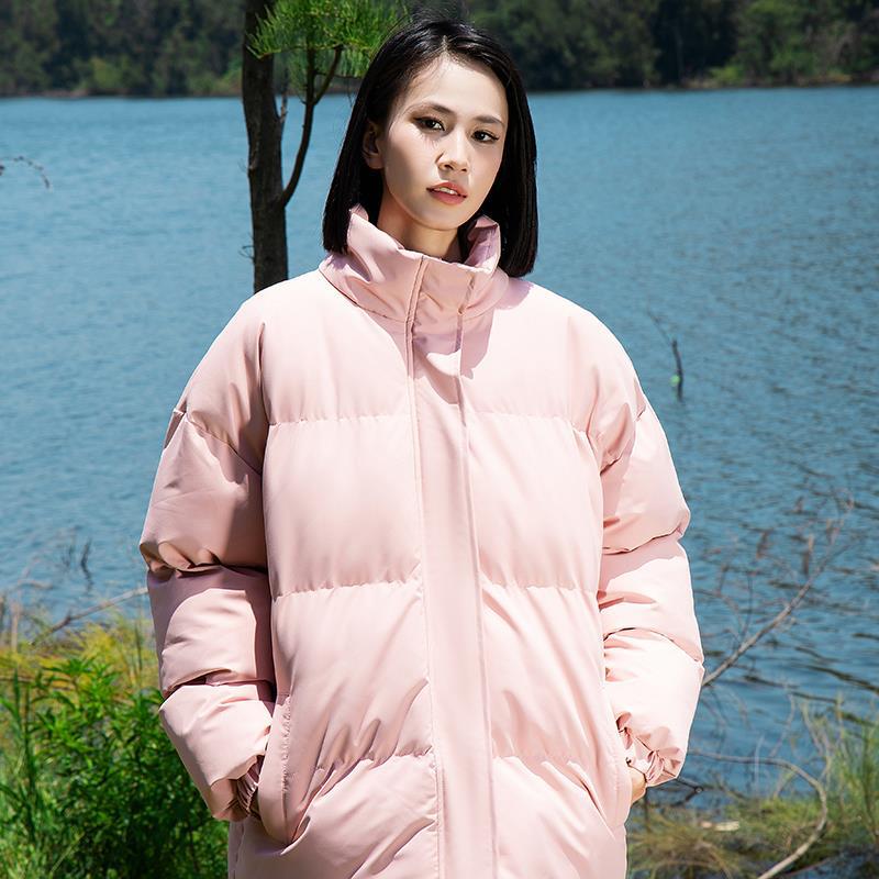 Autumn and Winter New Couple Cotton-padded Clothes Men's Stand-up Collar Bread Clothes Thickened Cotton-padded Jackets Student Cotton-padded Jackets