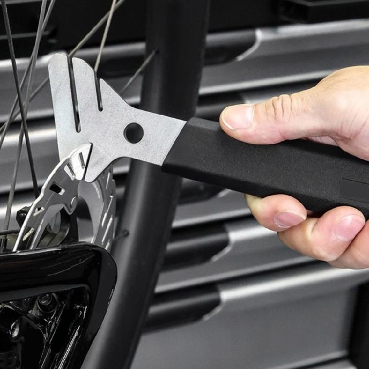 Portables Disc Brake Alignment Wrenches Light weight Stainless Steel Tool With Ergonomic Handle For Cycling Maintenance