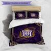 Set Lenzuola 3 Pezzi Stampato FC Anderlecht Traspirante Copripiumino con Federe Biancheria da Letto Decorativa per Camera da Letto Casa