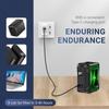 Small Belt Fan Waist Clip Fan Wearable Cooling Fan Rechargeable Fan 4000mAh Battery Suitable for Office and Home Use