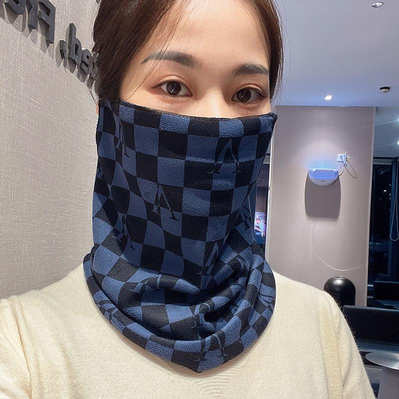 Unisex Ear-hook Face Mask: Warm, Windproof, Full-Face Protection, Integrated Neck Warmer for Driving & Cycling - Versatile Internet Celebrity Snood