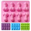 Non-stick Cake Mold Flexible Food Grade Unique Sexy Penis Ice Cube Mold Household Supplies