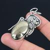 Birthday Gift For Her Natural Pyrite Gemstone Pendant 925 Sterling Silver