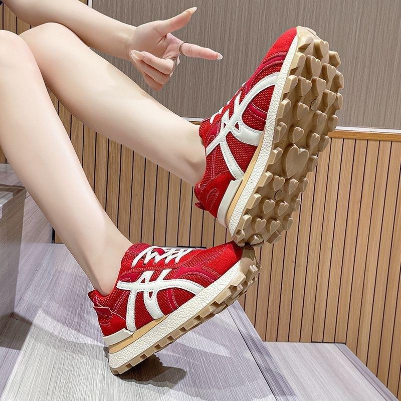 Autumn 22 New Sports Shoes Lightweight Thick-soled Heightening Casual Shoes