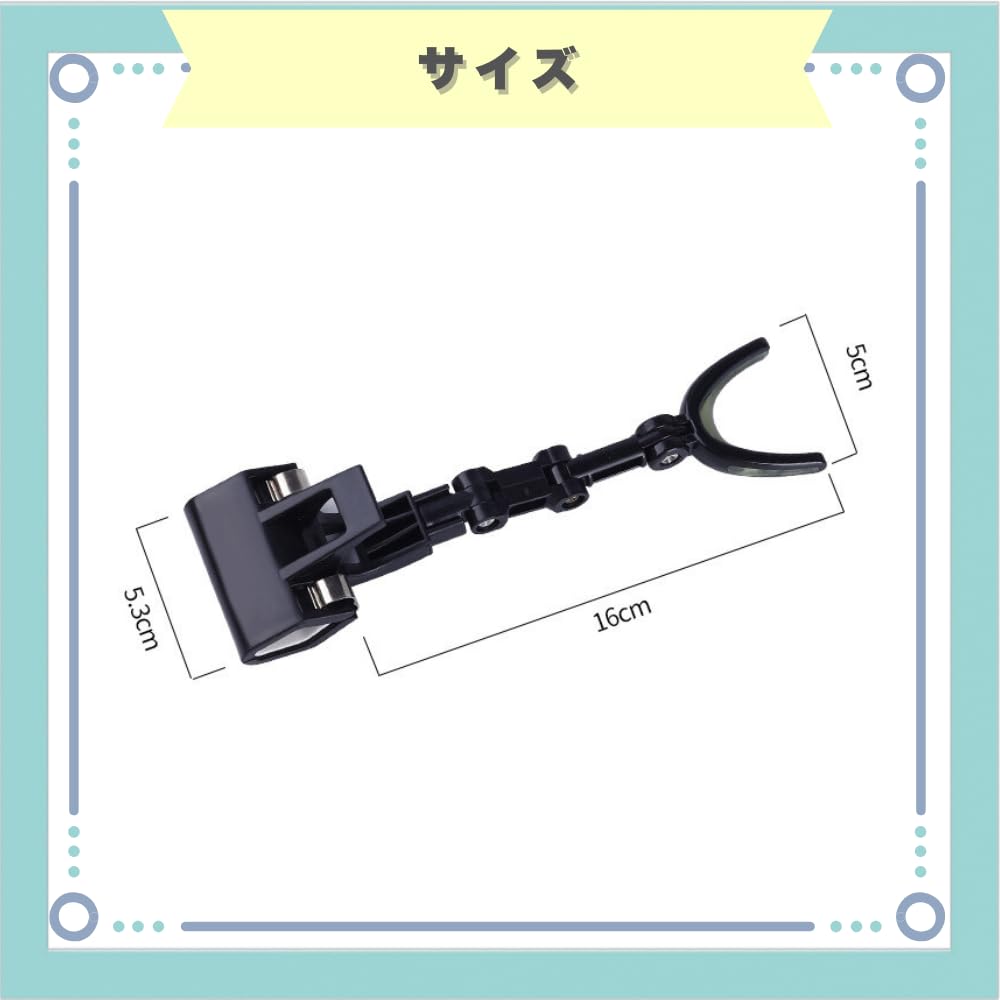 Ideastore Rod Stand, Rod Receptacle, Rod Holder, Rod Stand Bucket, Tackle Box, Glow-in-the-Dark (Rear Clip)