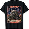 Big Boy 4014 Train 4th of July Retro US Flag Vintage Apparel T-Shirt