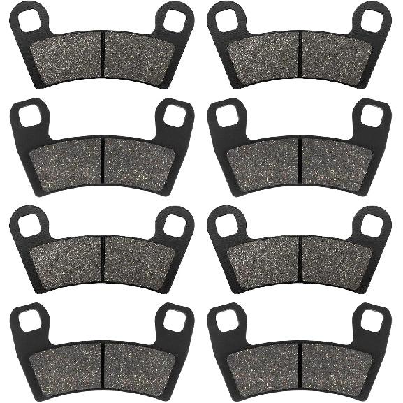 ZICOO Front And Rear Brake Pads For Polaris RZR 900 2015-, RZR 900 S, RZR 900Trail /Trail S, RZR 1000 S/Trail S
