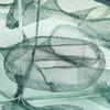 Foldable Fishing Net   6 Hole Fishing Net Shrimp Cage Trap Minnow Crab Baits Mesh Trap Net