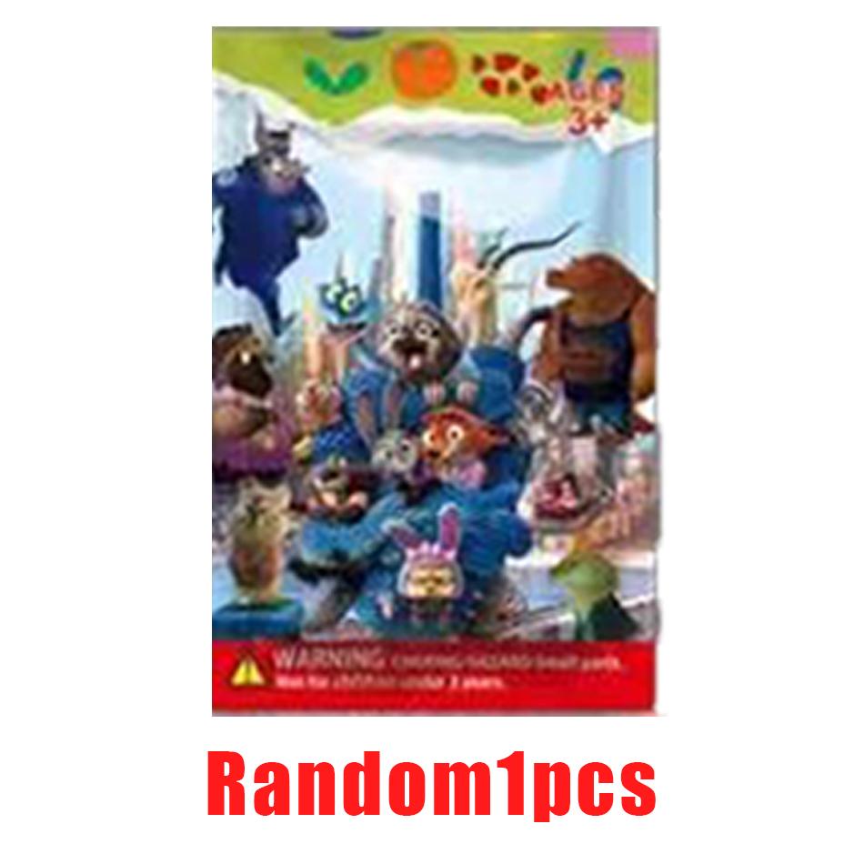 Сумасшедший Город Животных Блайнд Бэг Настольное Украшение Персонажи Забавная ПВХ Модель Игрушки Блайнд Бокс Домашнее Украшение Детские Подарки