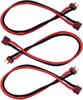 3pcs Deans T Plug Extension Cable, Deans T Plug Male Connector to Deans T Plug Female Connector, Wire Adapter for RC DIY Spare Parts, Remote Control