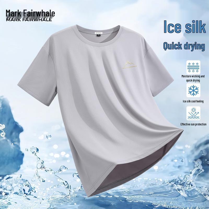 

Mark Fairwhale Men s UPF50+ Ice Silk Quick-Dry T-Shirt