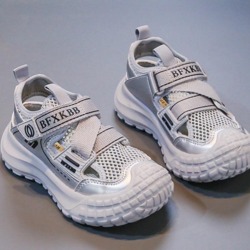 Summer Kids Princess Sneakers Fashion Dad Sandals Girls Mesh Soft Sole Sports Sandals
