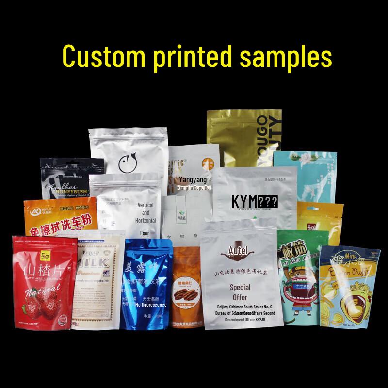 Aluminum Foil Flat Bottom Self-Sealing Food Storage Bags