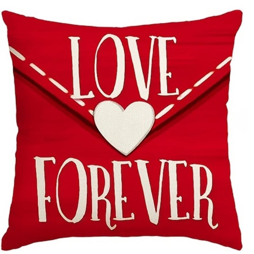 1/4 Stück Herzförmige Kissen zum Valentinstag: HALLO VALENTIN, LIEBE FÜR IMMER, und entzückende Liebesdesigns! Heimschlafzimmerdekoration