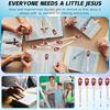 5/10Pcs Easter-themed Ballpoint Pens Bible Verse Jesus Ball Pen with Inspiring Quotes Easter Egg Basket Christian Faith Party Favors