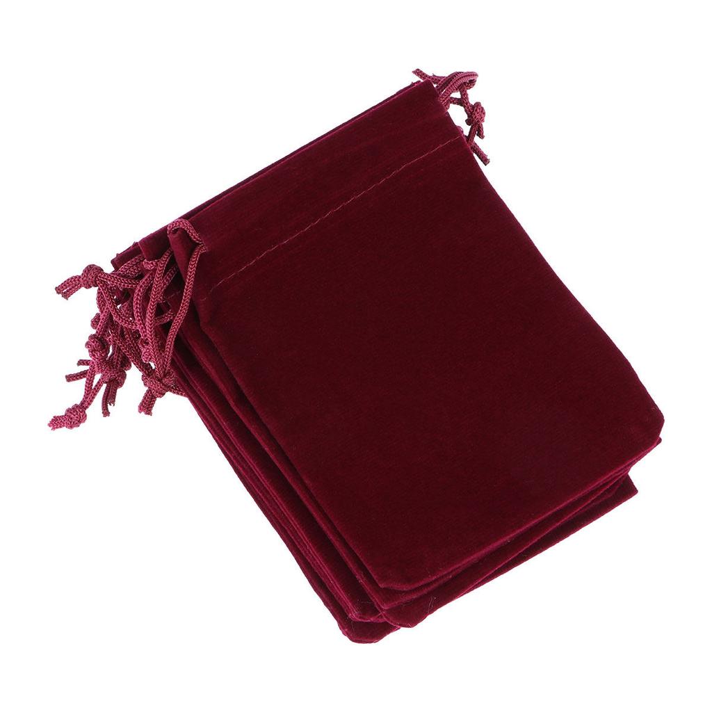 12Pcs Drawstring Gift Bags Flannel Pouches for Jewelry Storage Wedding Candy Party Small Gifts Drawstring Gift Bags