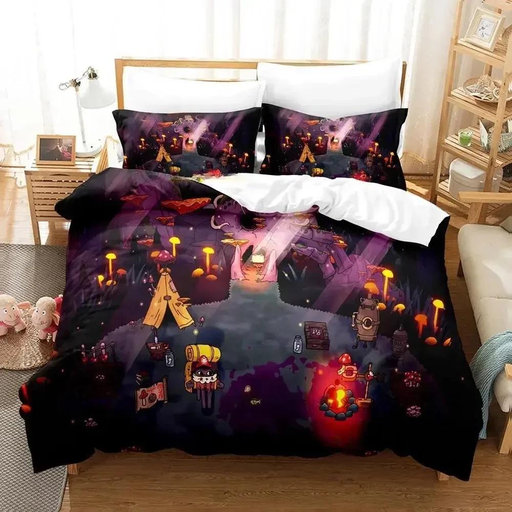 Cult Of The Lamb Bedding Set Single Twin Full Queen King Size Bed Adult Kid Bedroom Duvetcover 3D Print Anime Bed Sheet