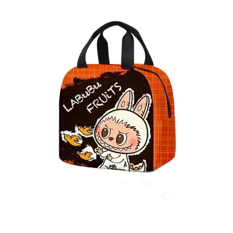 Lunch bag Cartoon tote bag Student bento bag Aluminum foil thermal insulation meal bag Lunch box bag