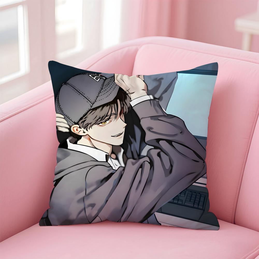 

Fun Quirky Art Anime CChoose one of four Cushion Cover Pillow Case Soft Skin Friendly Fabric Concealed Zipper 30X30cm