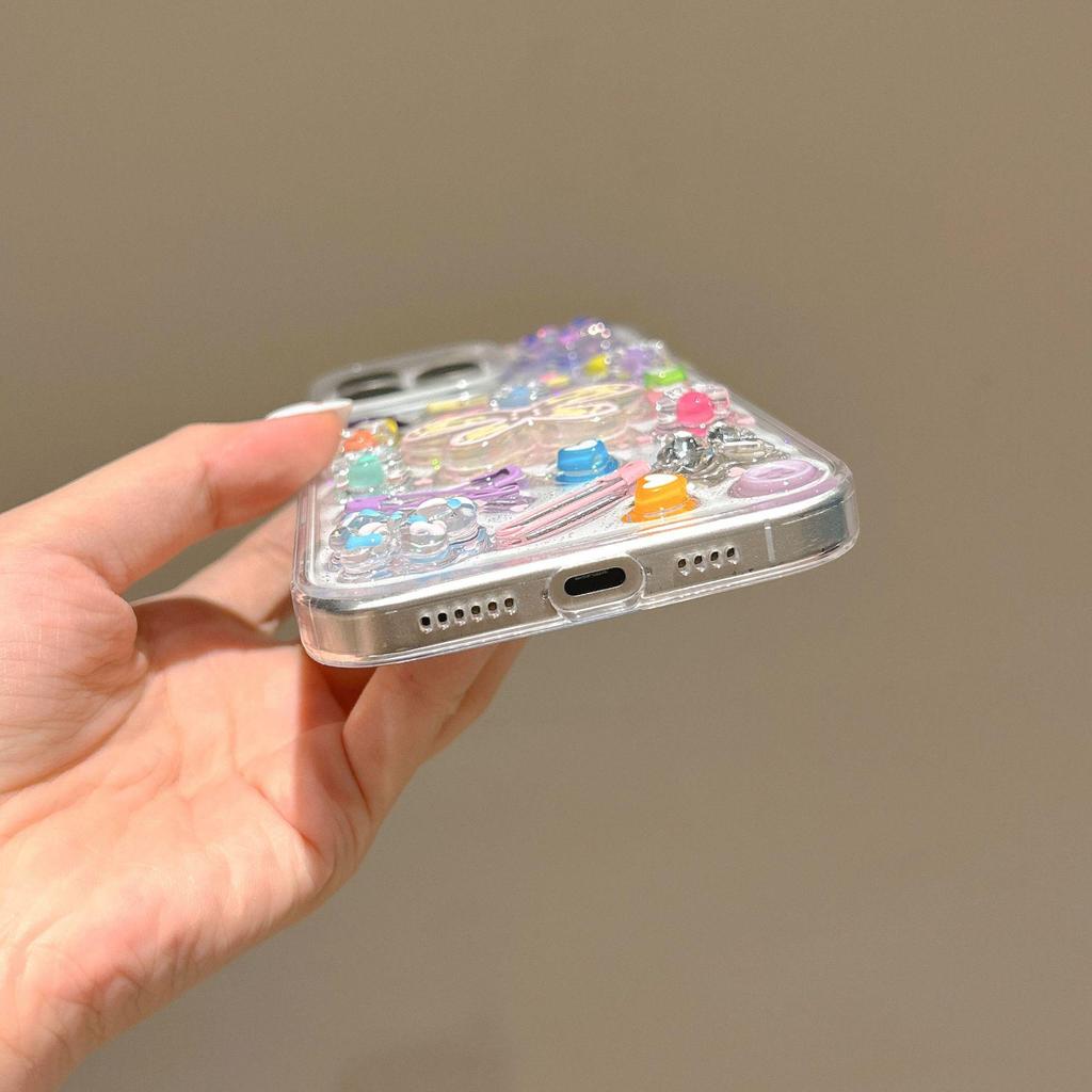 Luxury Butterfly Epoxy Case for iPhone 17 Pro Max/16 Pro