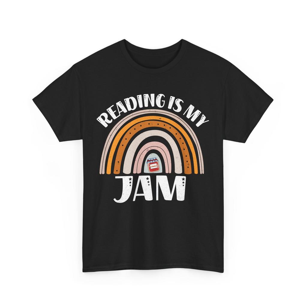 Reading Is My Jam Rainbow Shirt, Reading Books Lovers Women Men Shirt