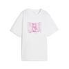 W Graphic Kitten Relaxed Tee 634132 02Wh
