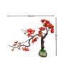 Japanese style plastic simulation flower Blossom Peach Blossom Ornament Sushi sashimi ornament Decorative artificial flowers-A