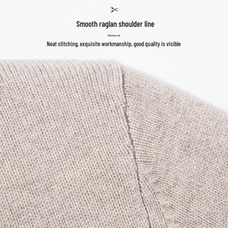 Hodo Men's Cashmere Blend Round Neck Sweater