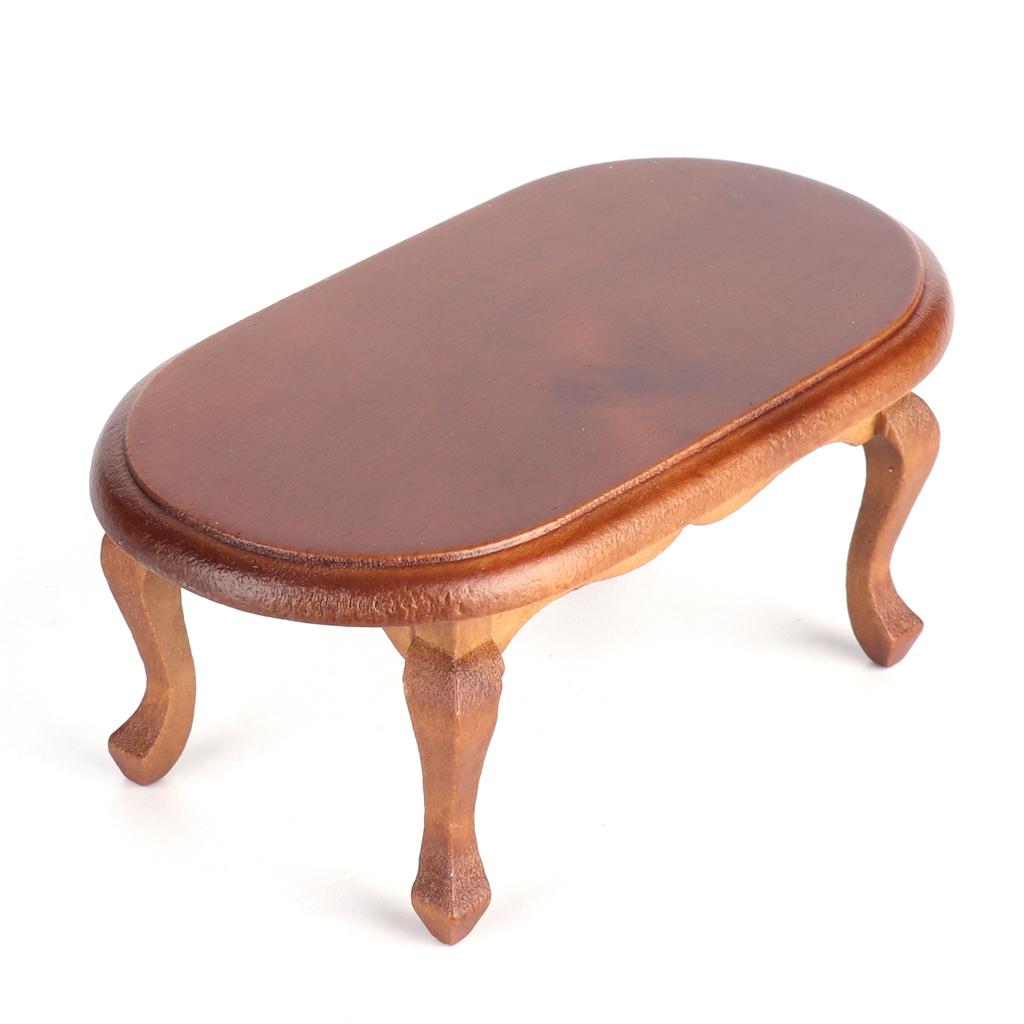 Puppenhaus Miniatur Tisch Europäisch Retro Klein Exquisit Gute Textur 1:12 Mini Puppenhausmöbel