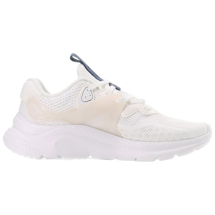 Li Ning Liuyun Comfortabele Antislip, Slijtvaste, Ademende Lage Casual Schoenen Heren Mist Wit AGLS019-2