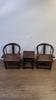 Mini Chinese Style Wooden Table Chair Stove Model Scene Decoration Ornament Taishi Chair for 1/12 1/8 Scale BJD Action Figures