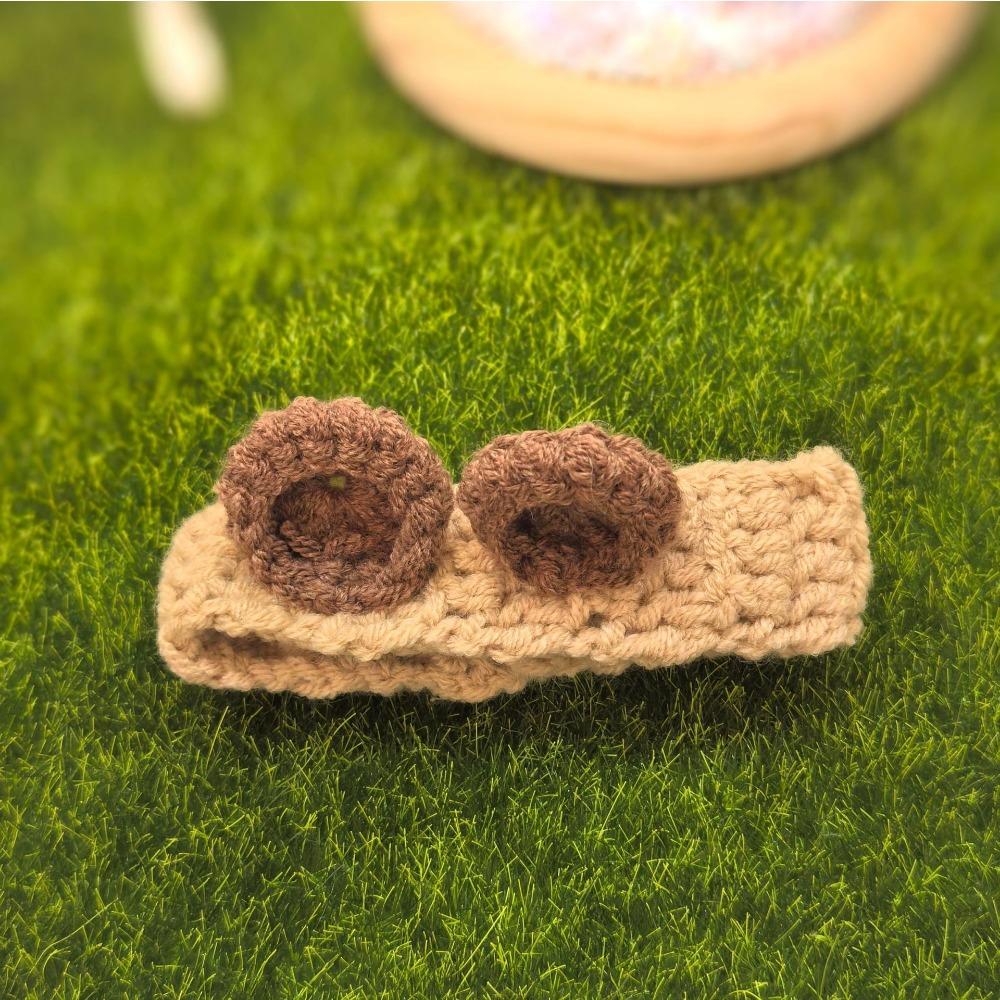 {Baby Clothes Only} Handmade 15CM Headgear Hand Hook Headband Plush Jewelry Wool Handmade Headband