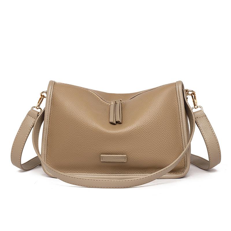 

Сумка під пахви з коров ячої шкіри першого шару, жіноча сумка з натуральної шкіри, високоякісна сумка-мессенджер, сумка через плече для щоденних поїздок. хакі