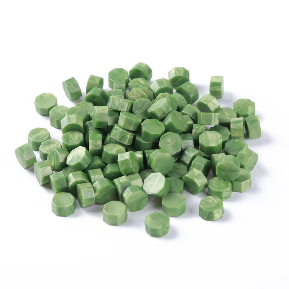 60/100pcs Vintage Octagon Granule Sealing Wax Beads DIY for Personal Letters Wedding Stamping Crafts Decorative Accessories