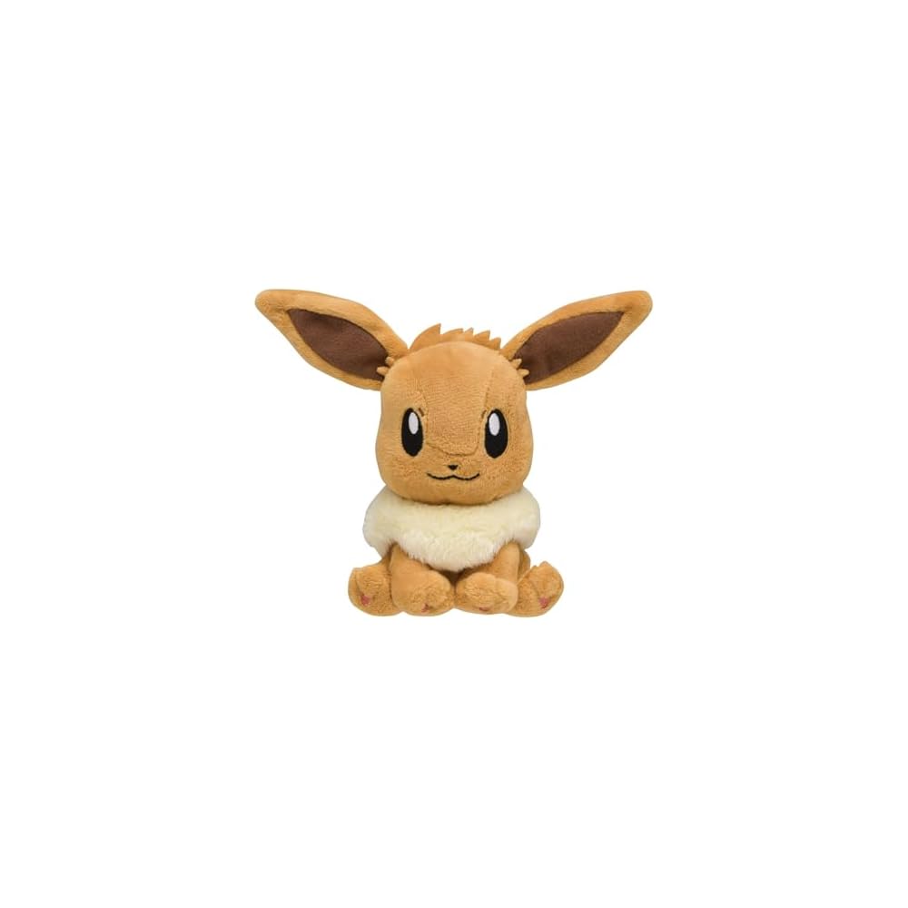 Pokmon Center Original Pokmon Fit Eevee Plush Toy 16x17x8.5 cm