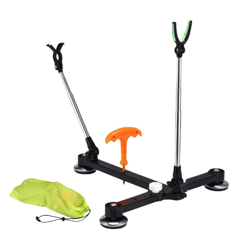 Rafts Ice Fishing Stand Fishing Rod Holder Rack with Adjustable Angles Enhances Grip And Stability For Outdoor Fishing