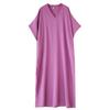 Short Sleeve Plus Size Cotton Vintage New In Dresses for Women Casual Loose Maxi Long Summer Dress