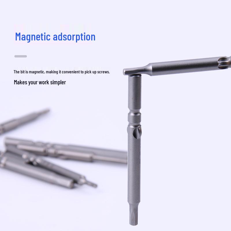 BuFan 6mm Hex Socket Screwdriver Bit Set - S2 Material, High Strength, Strong Magnetic, Multi-Spec Specifications.