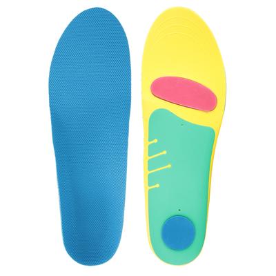 Men Women Flatfoot Orthotic Insole Arch Cushioning Fasciitis Pain Relief Correction Foot PadGreen L: 41 46