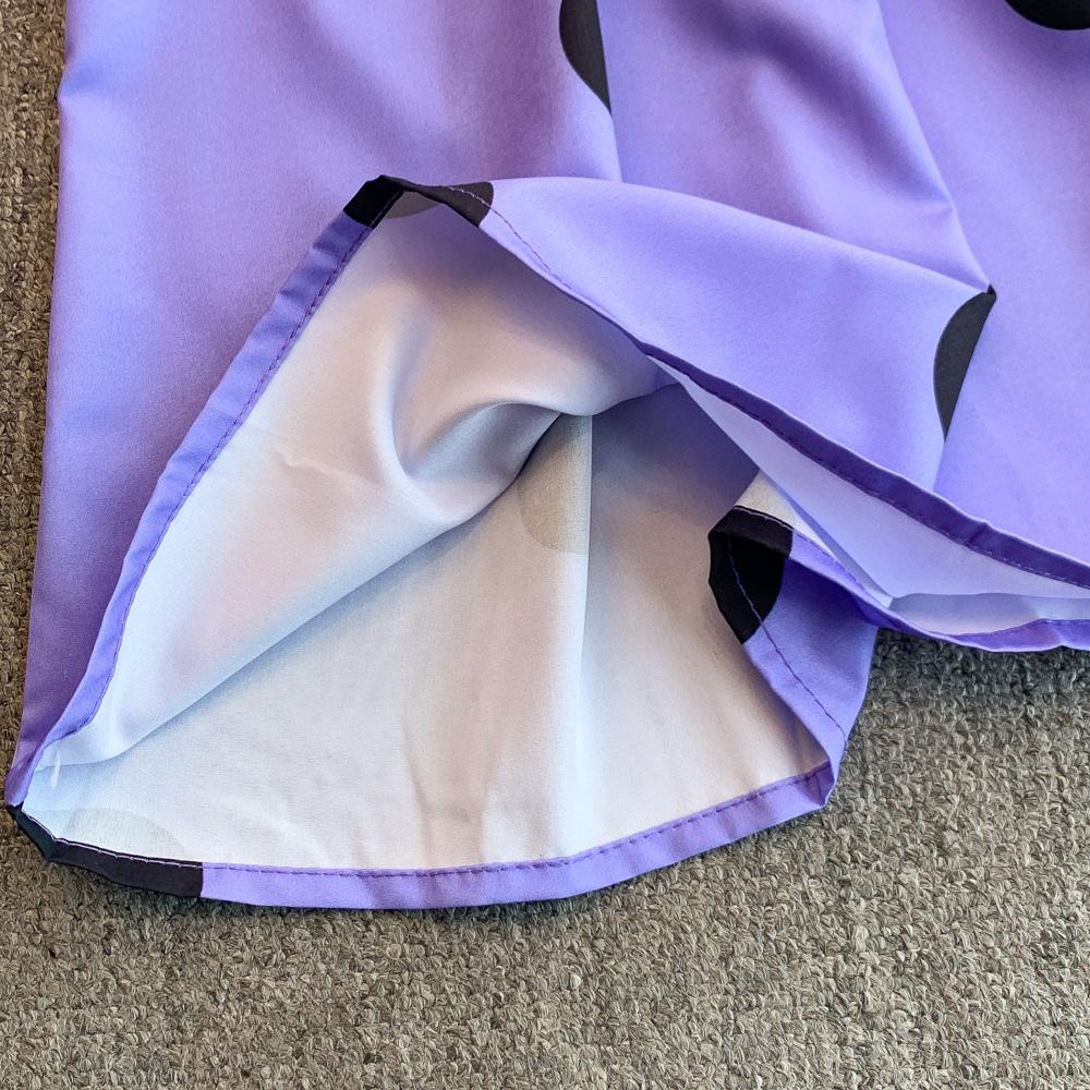 Damen Punkte Puffärmel Slim Bodysuit Schicke Mode Elastische Bodycon Jumpsuits Elegante Gothic Overalls