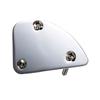 Curved Neck Reinforcement Plate Metal Texture Suitable for Electric Guitars Bass with Mounting Hardware Included