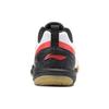 Li Ning CS16 Slip Resistant Abrasion Resistant Low Top Badminton Shoes Unisex White Black Red AYTS057-2